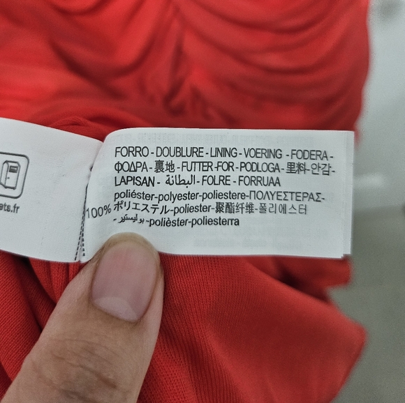 Zara Red Ruched Tulle Corset Style Mini Dress - Picture 12 of 14